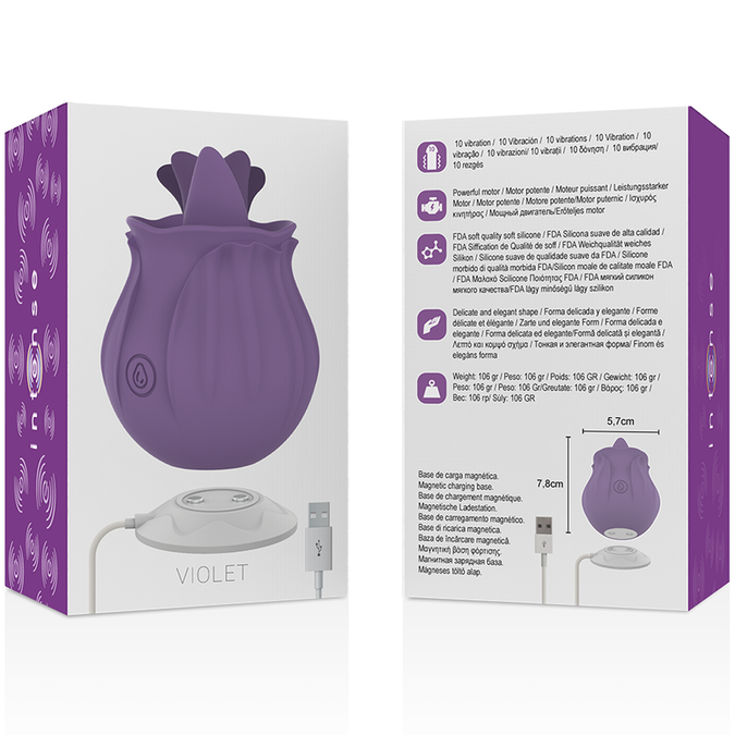Intense – Violetter Clitoris-Stimulator 10 Vibrationen Flieder
