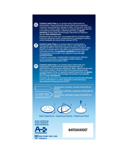 Control – Free SIN Latex Condoms 5 Units