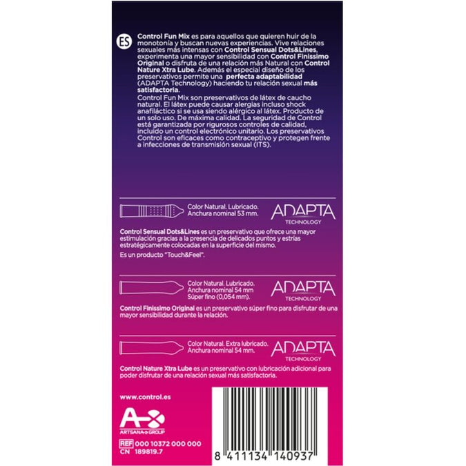 Control – Voel Plezier Mix 6 stuks