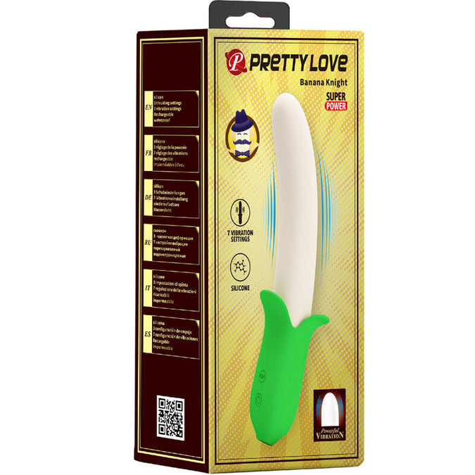 Pleasurements – Pretty Love – Banana Knight Vibrator Hellgrün