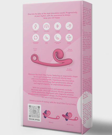 Snail Vibe – Curve Vibrator Pink