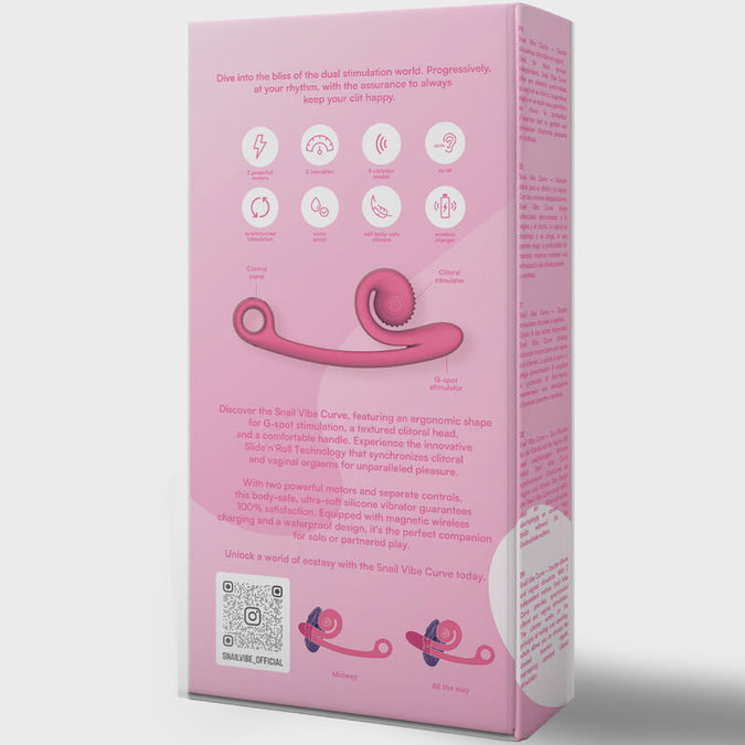 Snail Vibe – Curve Vibrator Roze