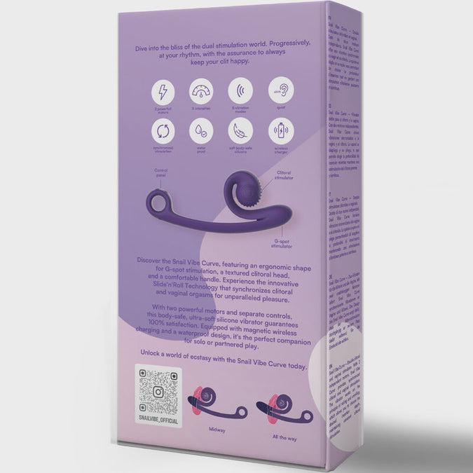 Snail Vibe – Curve Vibrator Paars
