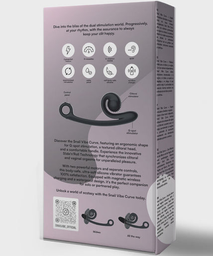 Snail Vibe – Curve Vibrator Black