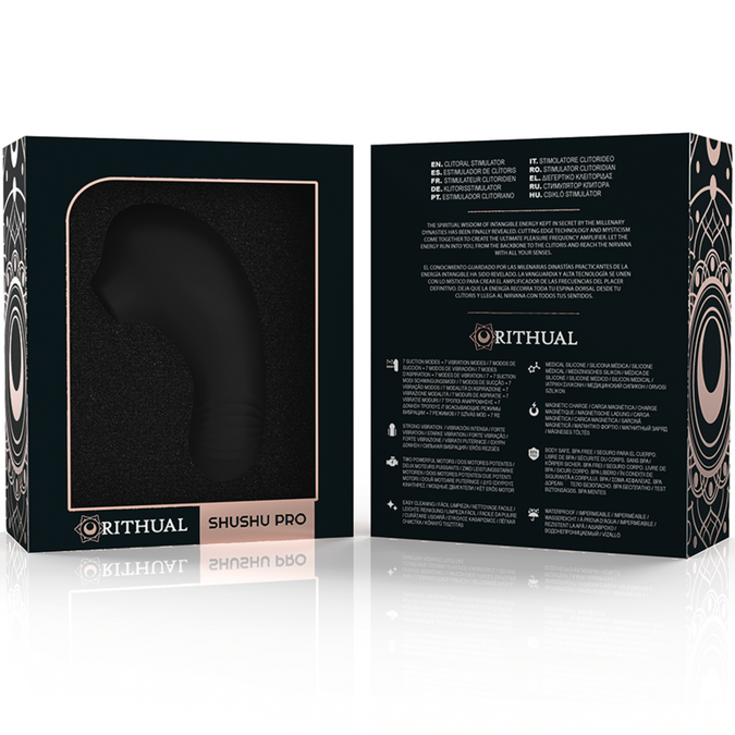 Rithual – Shushu Pro Pocket Clitorisstimulator met 2 krachtige jetmotoren