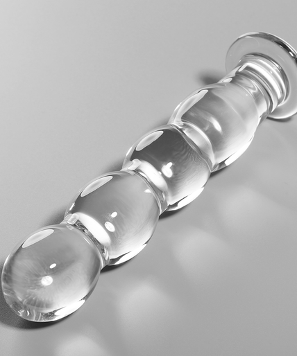 Nebula Series by Ibiza – Model 10 Dildo Borosilicate Glass Clear 16.5 cm – Ø 3.5 cm
