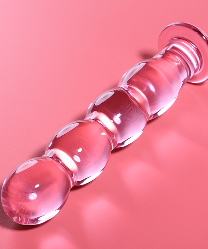 Nebula Series by Ibiza – Model 10 Dildo Borosilicate Glass Pink 16.5 cm – Ø 3.5 cm