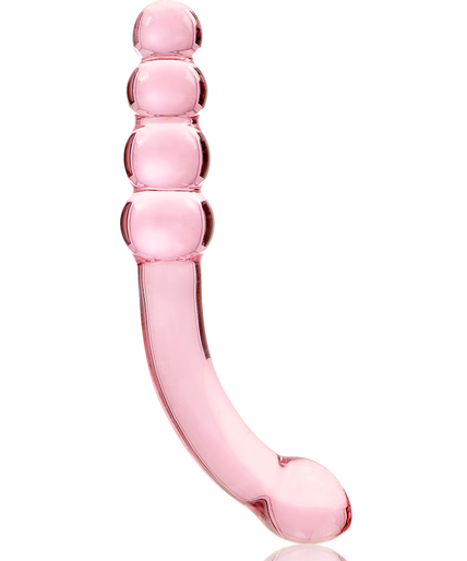 Nebula Series by Ibiza – Model 14 Dildo Borosilicate Glass Pink 18.5 cm – Ø 4 cm