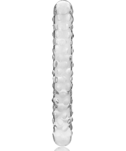 Nebula Series by Ibiza – Model 15 Dildo Borosilicate Glass Clear 18.5 cm – Ø 4 cm
