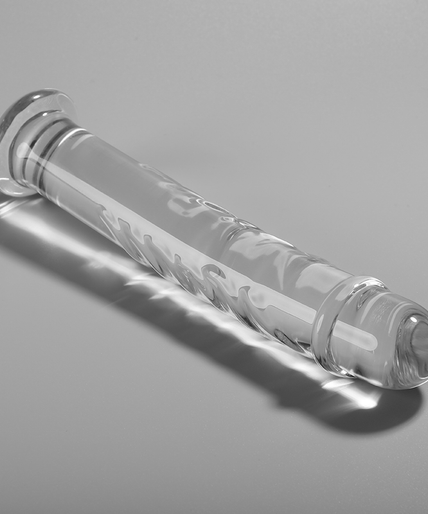 Nebula Series by Ibiza – Model 16 Dildo Borosilicate Glass Clear 18.5 cm – Ø 4.5 cm