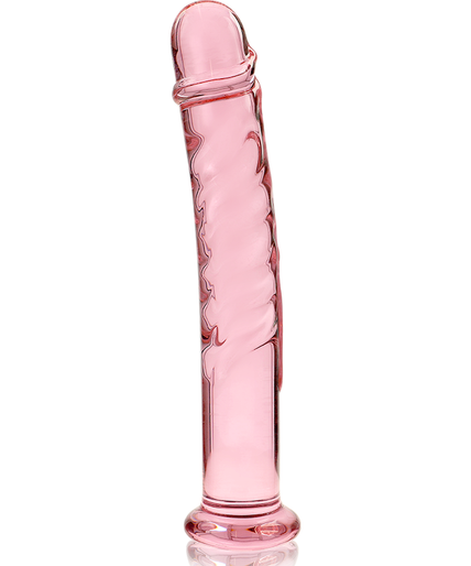 Nebula Series by Ibiza – Model 16 Dildo Borosilicate Glass Pink 18.5 cm – Ø 4.5 cm
