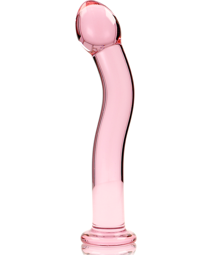 Nebula Series by Ibiza – Model 18 Dildo Borosilicate Glass Pink 18.5 cm – Ø 5.5 cm
