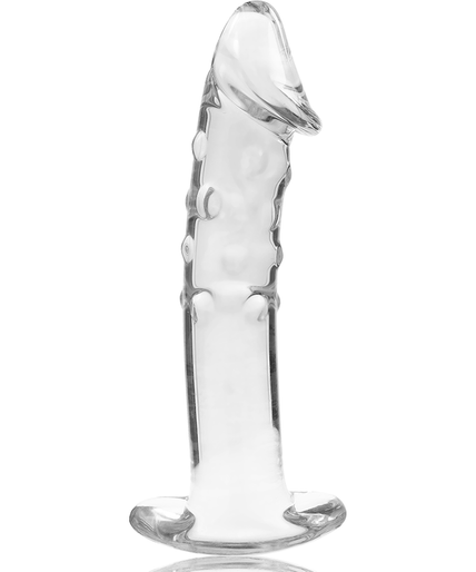 Nebula Series by Ibiza – Model 19 Dildo Borosilicate Glass Clear 18.5 cm – Ø 3.5 cm