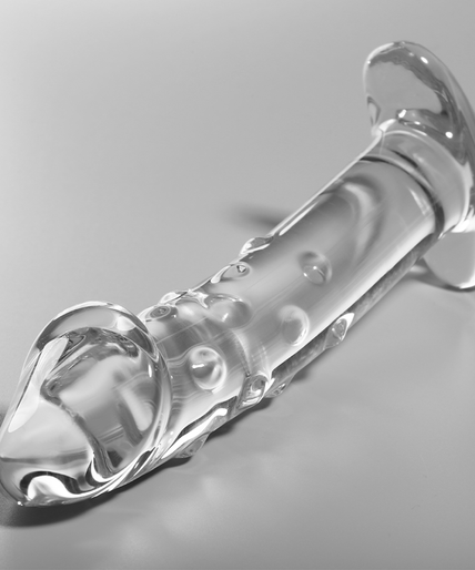 Nebula Series by Ibiza – Model 19 Dildo Borosilicate Glass Clear 18.5 cm – Ø 3.5 cm