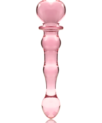 Nebula Series by Ibiza – Model 21 Dildo Borosilicate Glass Pink 20.5 cm – Ø 4 cm
