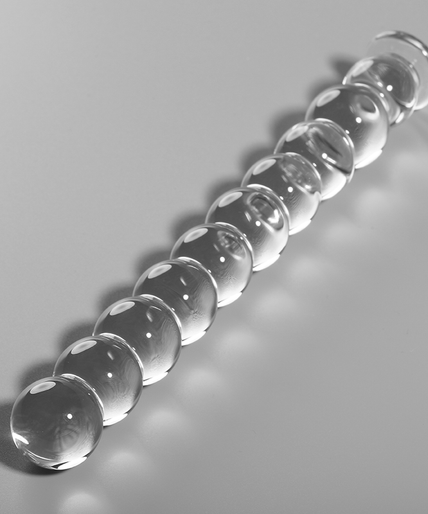 Nebula Series by Ibiza – Model 22 Dildo Borosilicate Glass Clear 21.5 cm – Ø 4 cm