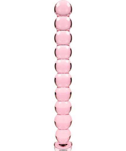 Nebula Series by Ibiza – Model 22 Dildo Borosilicate Glass Pink 21.5 cm – Ø 4 cm