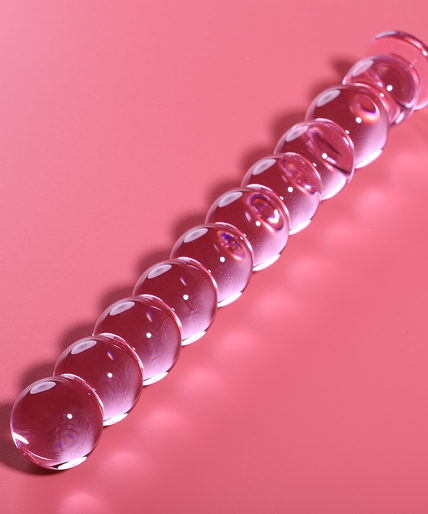 Nebula Series by Ibiza – Model 22 Dildo Borosilicate Glass Pink 21.5 cm – Ø 4 cm