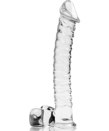 Nebula Series by Ibiza – Model 23 Dildo Borosilicate Glass Clear 21.5 cm – Ø 4.5 cm