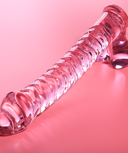 Nebula Series by Ibiza – Model 23 Dildo Borosilicate Glass Pink 21.5 cm – Ø 4.5 cm