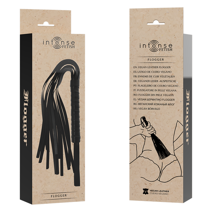 Intense – Fetisj Vegan Leren Zweep