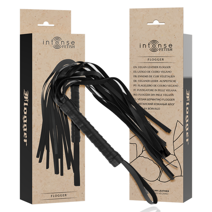 Intense – Fetisj Vegan Leren Zweep