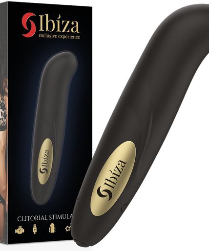 Ibiza – Klitoris Stimulator USB-Ladegerät 10 Vibrationsmodi Gold 13 X 2,9 cm