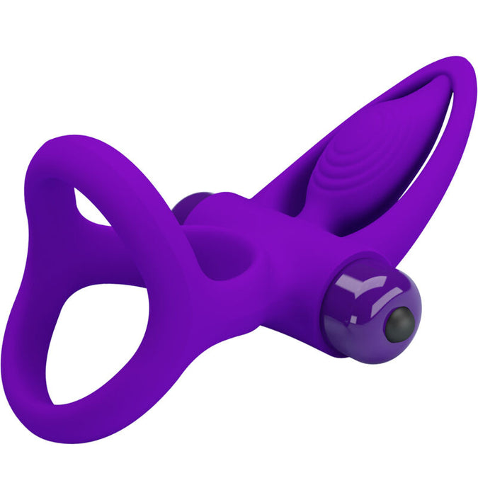 Pretty Love – Vibrator Ring 10 Vibrations Violet Silicone