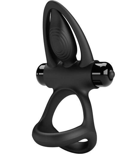 Pretty Love – Vibrating Ring 10 Vibrations Black Silicone