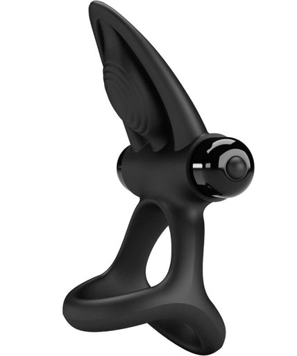 Pretty Love – Vibrating Ring 10 Vibrations Black Silicone