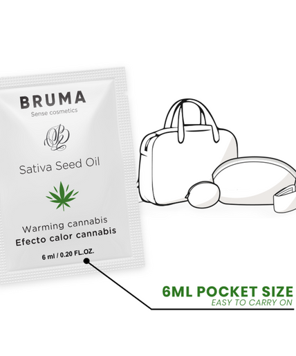 Bruma – Sativa Seed Oil Sliding Gel Warming Cannabis Flavor 6 Ml