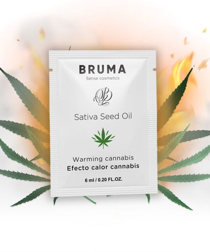 Bruma – Sativa Samenöl Gleitgel Wärmender Cannabis Geschmack 6 ml