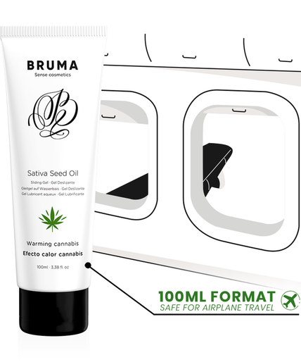 Bruma – Sativa Seed Oil Sliding Gel Warming Cannabis Flavor 100 Ml