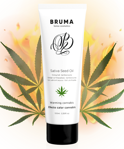 Bruma – Sativa Seed Oil Sliding Gel Warming Cannabis Flavor 100 Ml