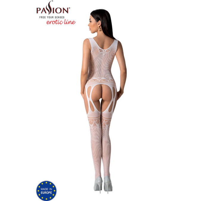 Passie – Bs099 Witte Bodystocking One Size