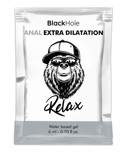 Black Hole – Wasserbasiertes Gel für zusätzliche Dehnung 6 ml Einzeldosis