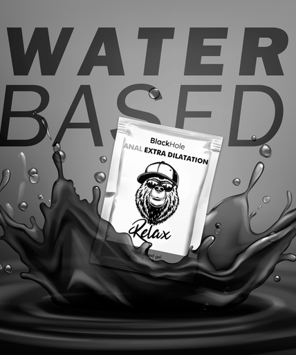 Black Hole – Wasserbasiertes Gel für zusätzliche Dehnung 6 ml Einzeldosis