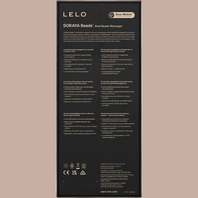 LELO – SORAYA BEADS – Schwarz - von Pleasurements