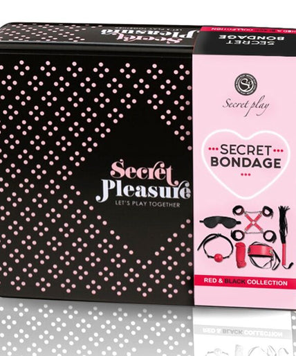 Secretplay – Bdsm Set 6 Pcs Red Collection