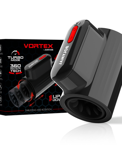 Jamyjob – Vortex-Schub- und 360-Grad-Drehtechnik Turbo-Modus Masturbator