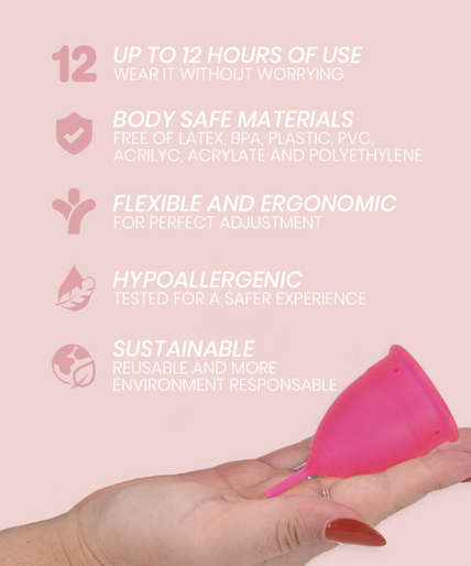 Intimichic – Menstrual Cup Medical Grade Silicone - Size L