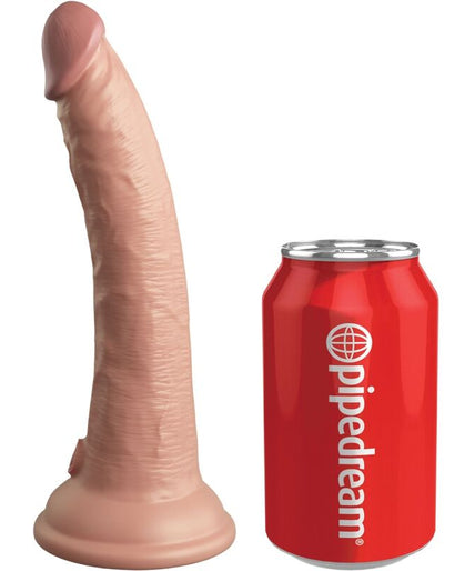 Pleasurements – King Cock Elite – Realistischer Dildo aus doppeldichtem Silikon 17,8 cm