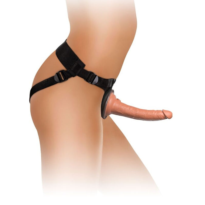 King Cock – Elite Comfortabele Verstelbare Harnas met Dildo 17,8 cm
