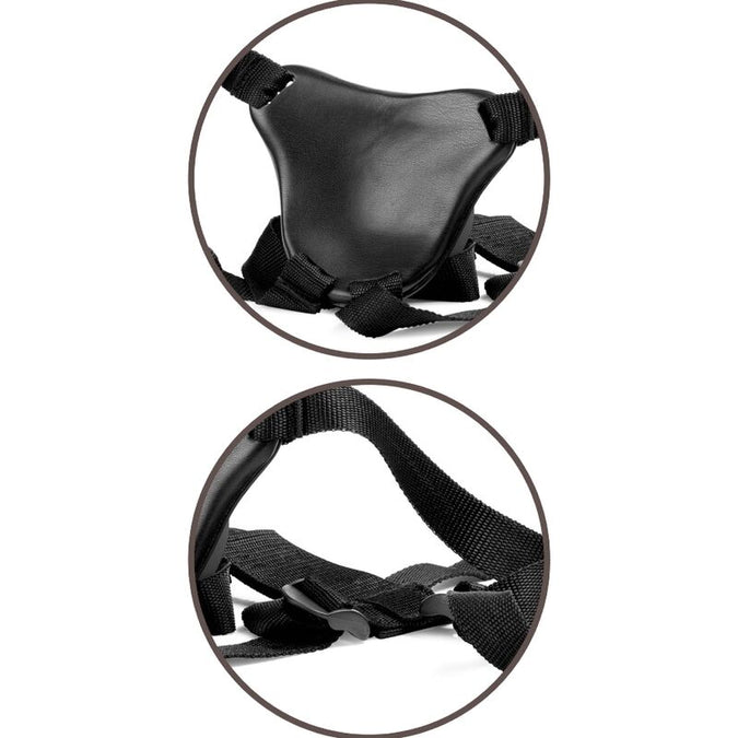 King Cock – Elite Comfortabele Verstelbare Harnas met Dildo 17,8 cm