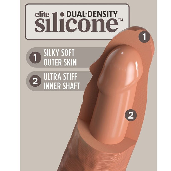 King Cock – Elite Comfortabele Verstelbare Harnas met Dildo 17,8 cm