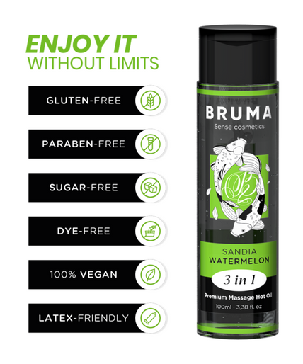 Bruma – Core Massage Hot Oil Watermelon 3 In 1 – 100 Ml