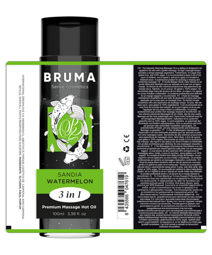 Bruma – Core Massage Hot Oil Watermelon 3 In 1 – 100 Ml