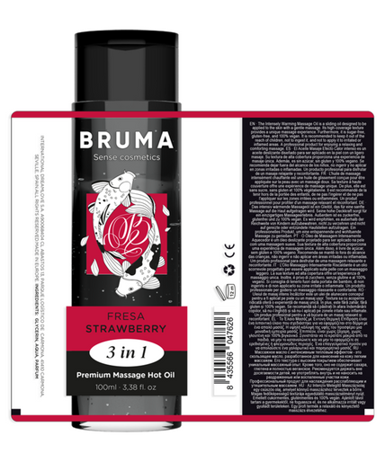 Bruma – Core Massage Hot Oil Strawberry 3 In 1 – 100 Ml