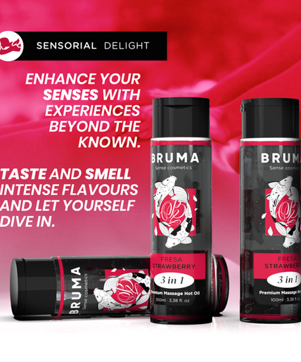 Bruma – Core Massage Hot Oil Strawberry 3 In 1 – 100 Ml