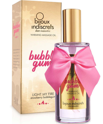 Bijoux – Indiscrets Light My Fire Massage Oil Heat Effect Gum Flavor
